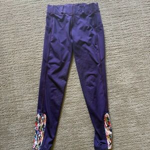 Ovation Purple AeroWick Riding Breeches Silicone Knee Patch Equestrian